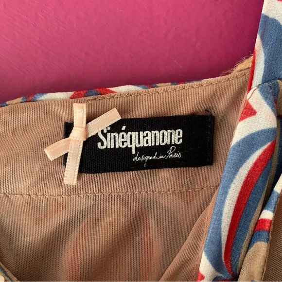 Sinéquanone Geometric Pattern Maxi Dress – Size S - Picture 5 of 8